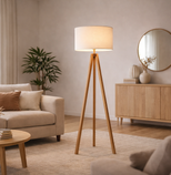Lampes sur pied en bois