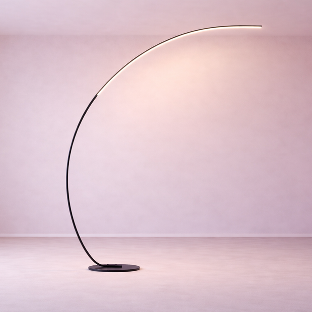 Silva – Lampadaire d’angle LED au style nordique