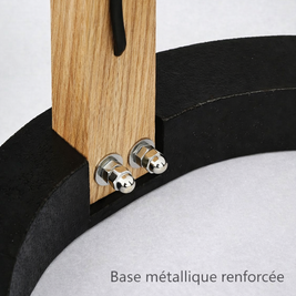 Vela – Lampe sur pied en bois naturel
