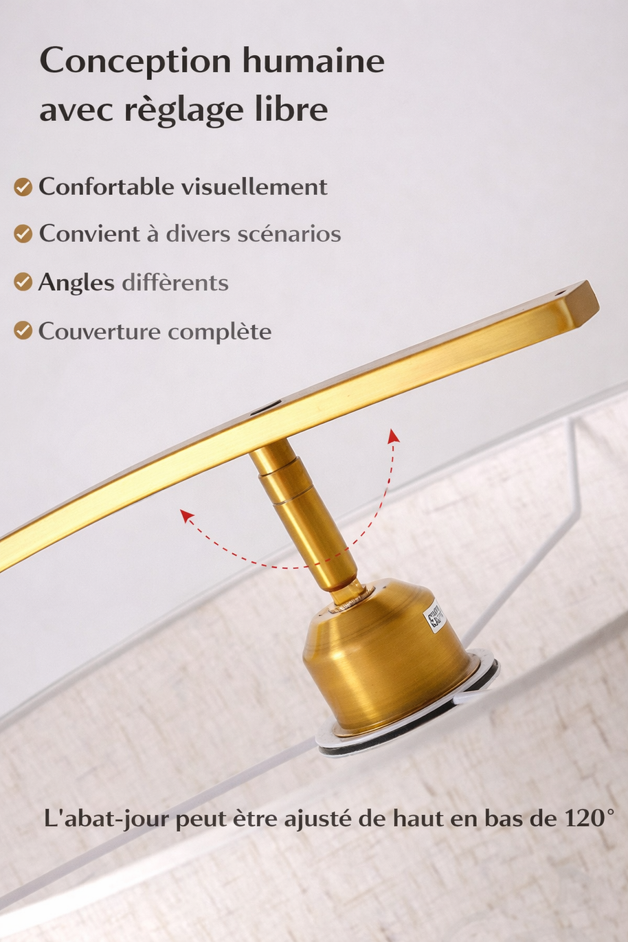 Lumo – Lampe sur pied en arc au style nordique
