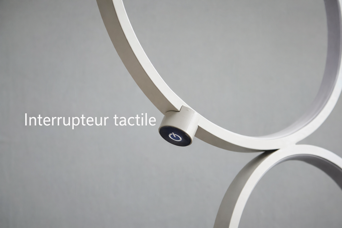 Alen – Lampe autoportante en anneau au design nordique