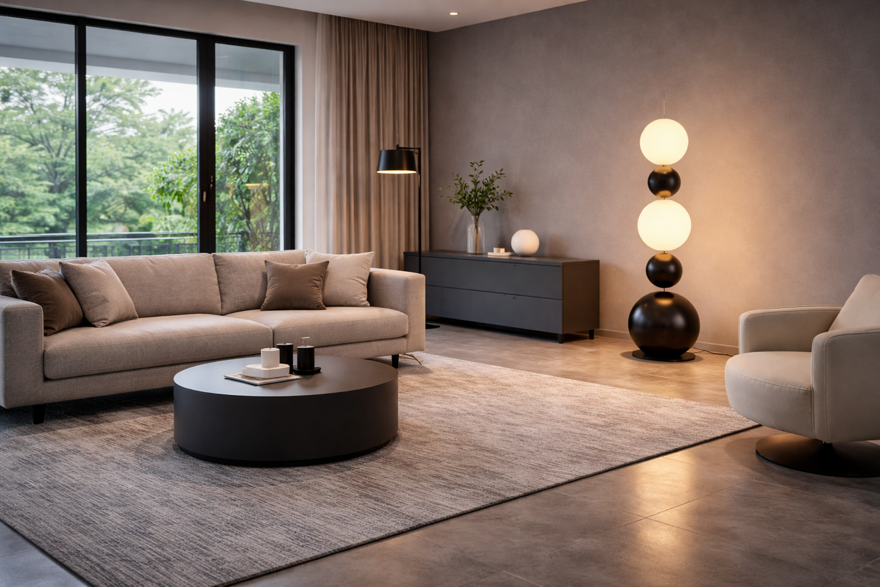 Silo – Lampe sur pied design au style italien moderne