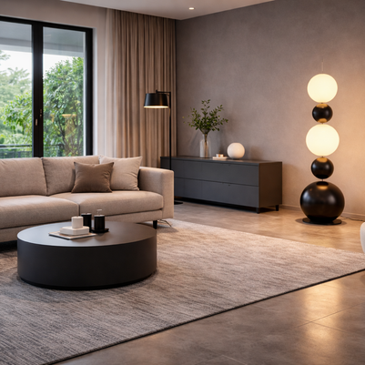 Silo – Lampe sur pied design au style italien moderne