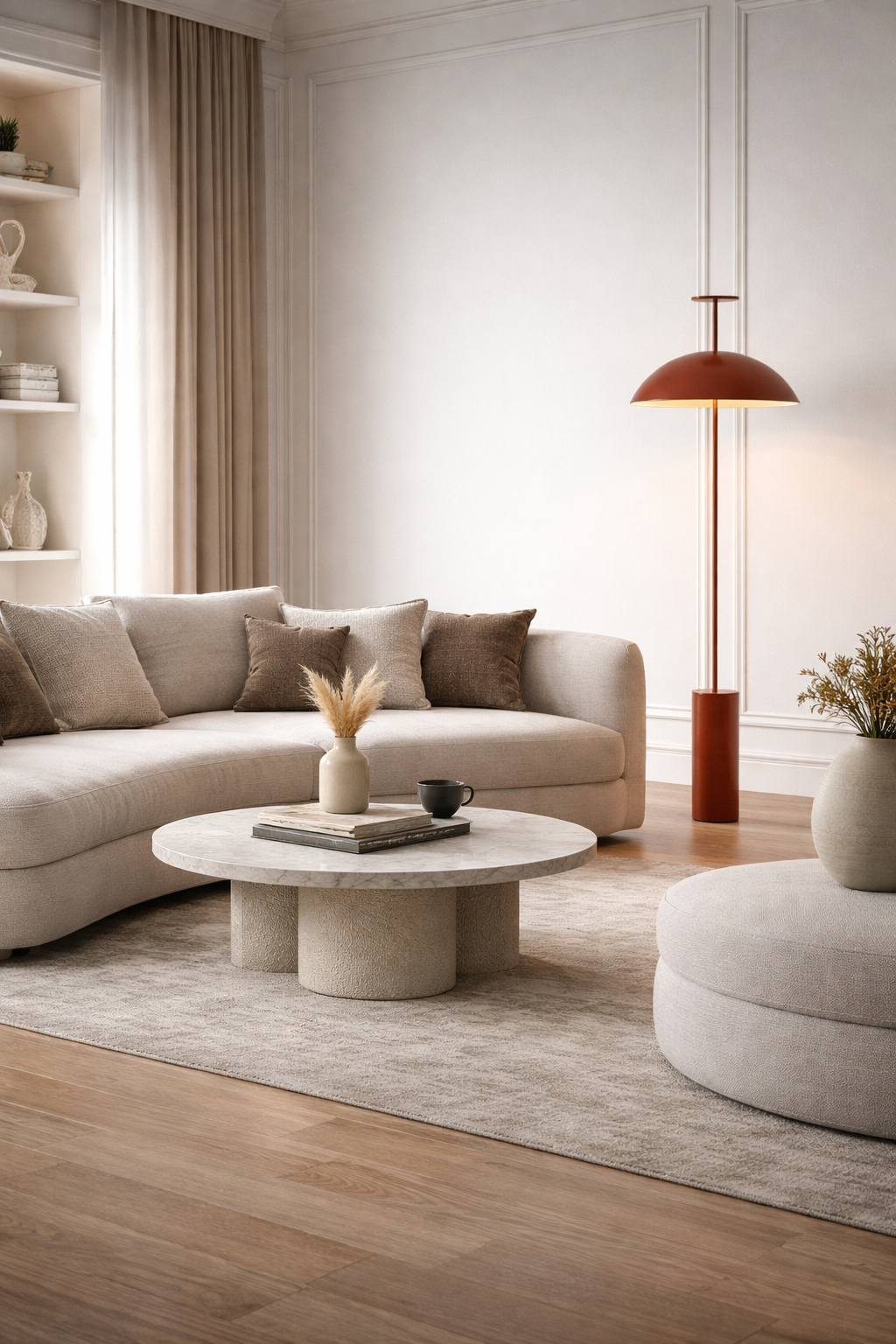 Alma – Lampadaire champignon au style scandinave