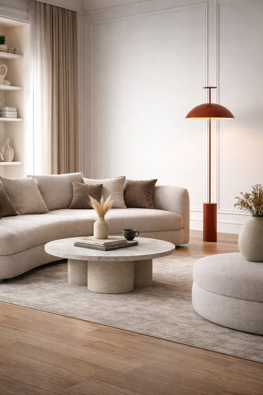 Alma – Lampadaire champignon au style scandinave