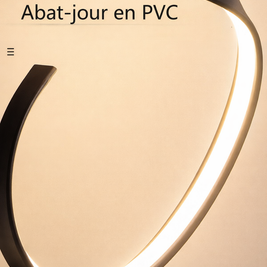 Vana – Lampe design à bande spirale autoportante