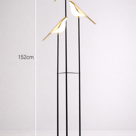 Vigo – Lampe sur pied LED oiseau design