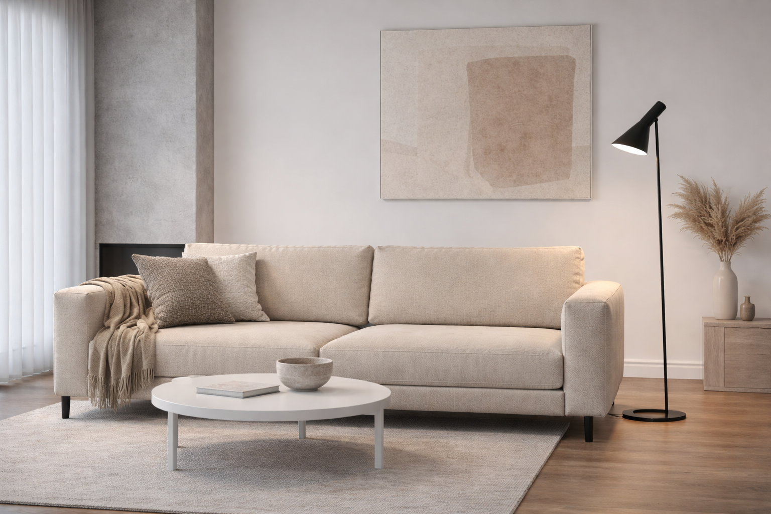 Célor – Lampe sur pied liseuse style nordique