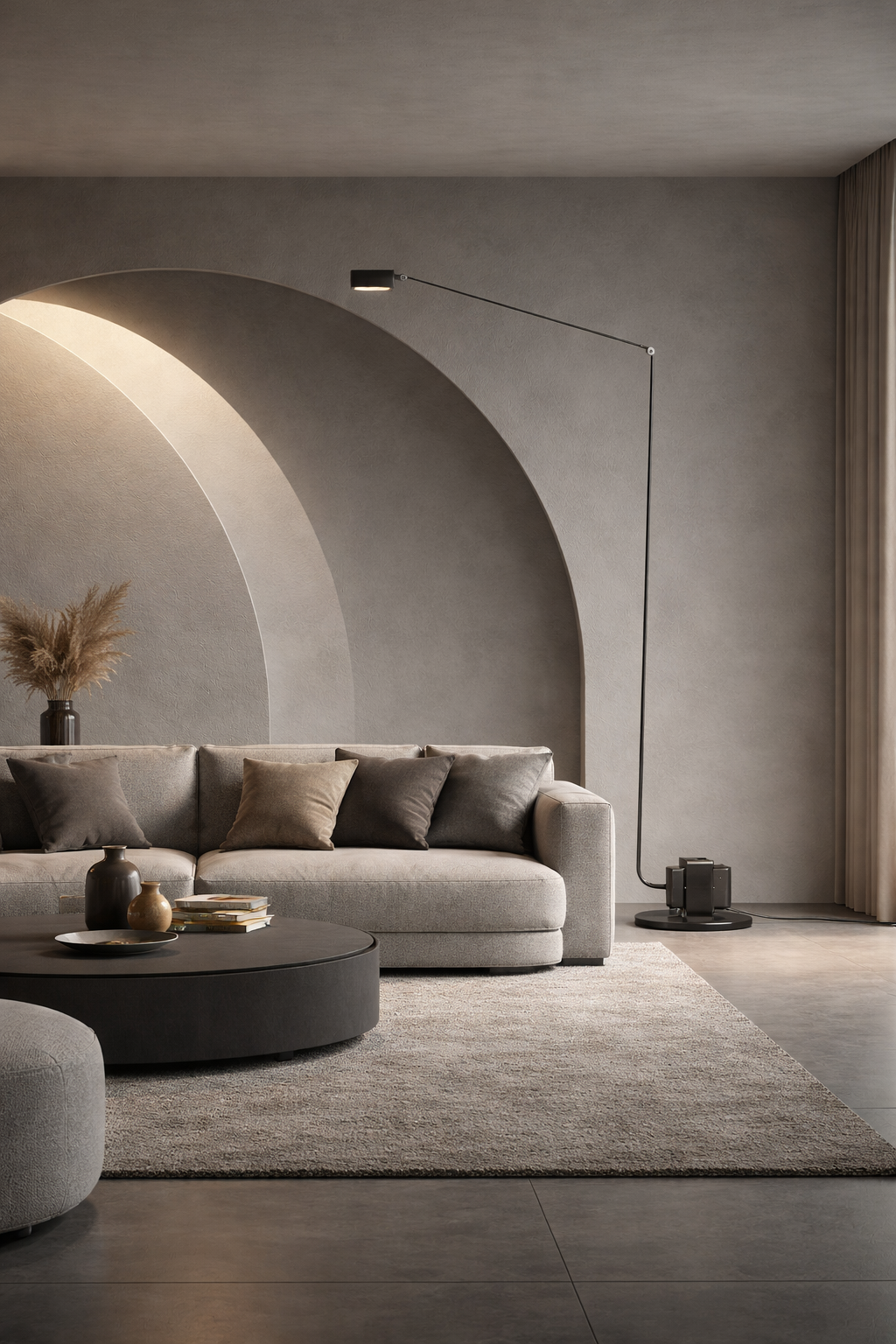 Kyra – Lampe sur pied liseuse style italien