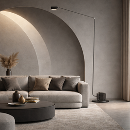 Kyra – Lampe sur pied liseuse style italien