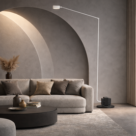 Kyra – Lampe sur pied liseuse style italien