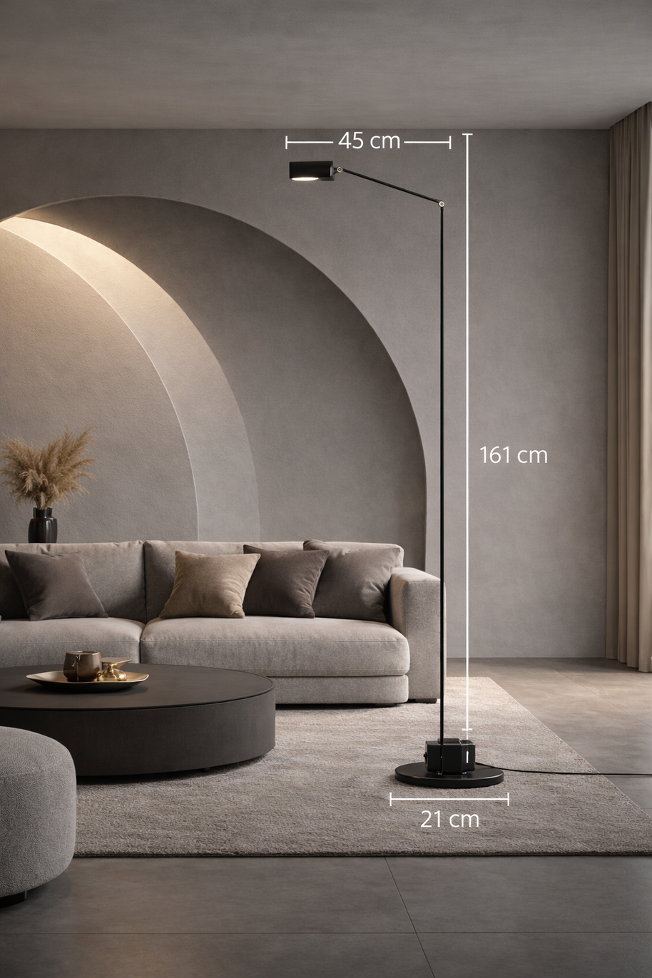 Kyra – Lampe sur pied liseuse style italien