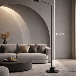 Kyra – Lampe sur pied liseuse style italien