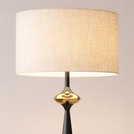Mova – Lampadaire en Tissu Médiéval, Élégance Française