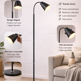 Aurex - lampe liseuse au Design moderne