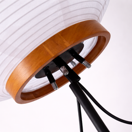 Zina – Lampe sur pied au style japonais