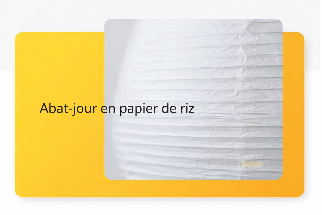 Zina – Lampe sur pied au style japonais