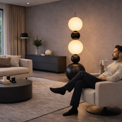 Silo – Lampe sur pied design au style italien moderne