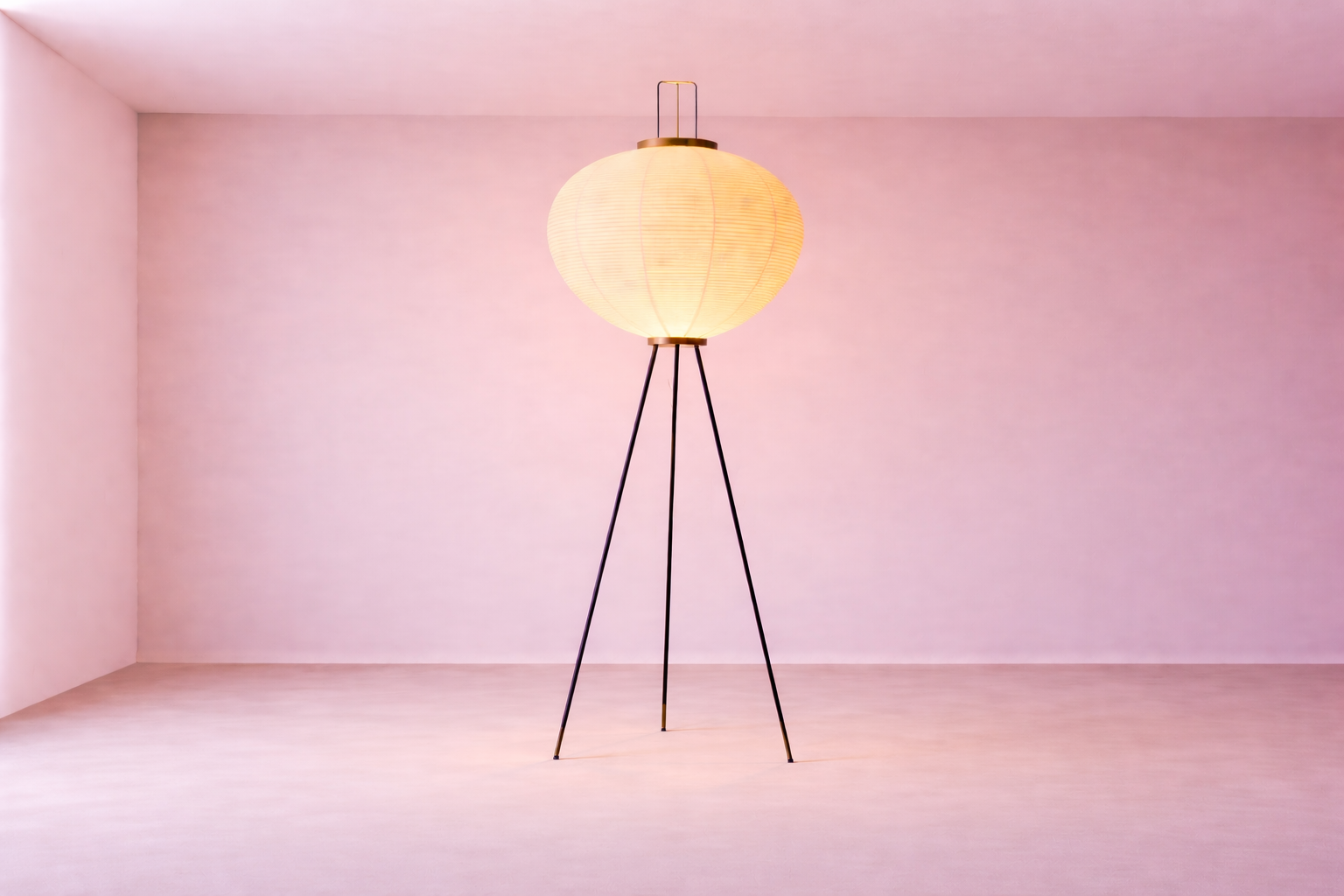 Zina – Lampe sur pied au style japonais