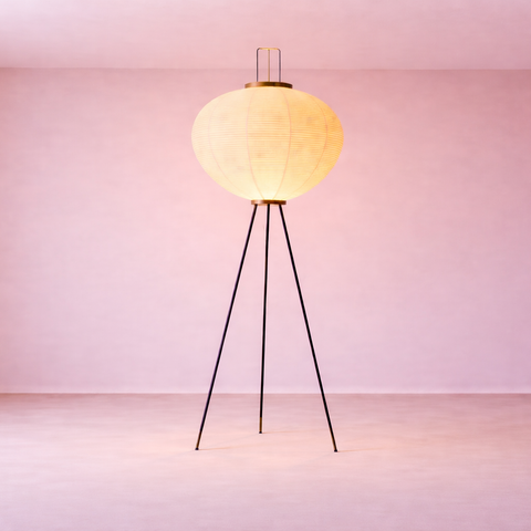 Zina – Lampe sur pied au style japonais