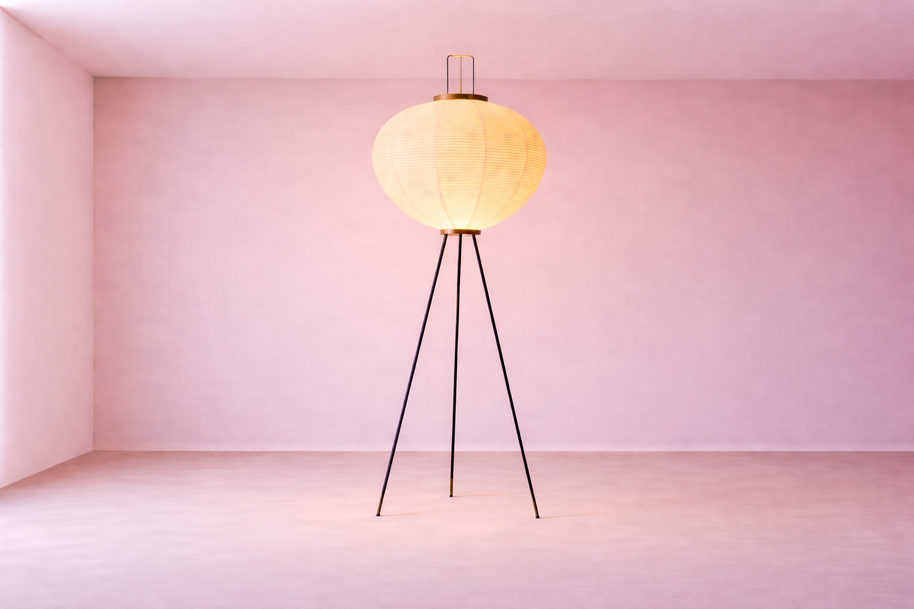 Zina – Lampe sur pied au style japonais