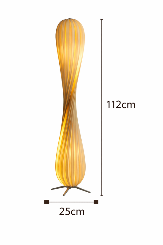 Orya – Lampe sur pied design en spirale