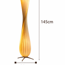 Orya – Lampe sur pied design en spirale