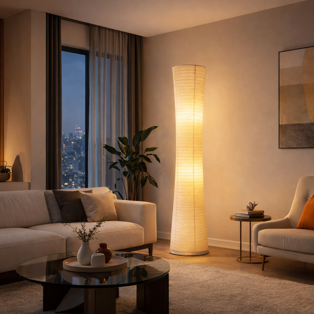 Meli – Lampe en papier au style japonais et nordique