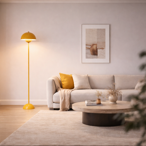 Aino - Lampadaire Led bourgeon au style moderne