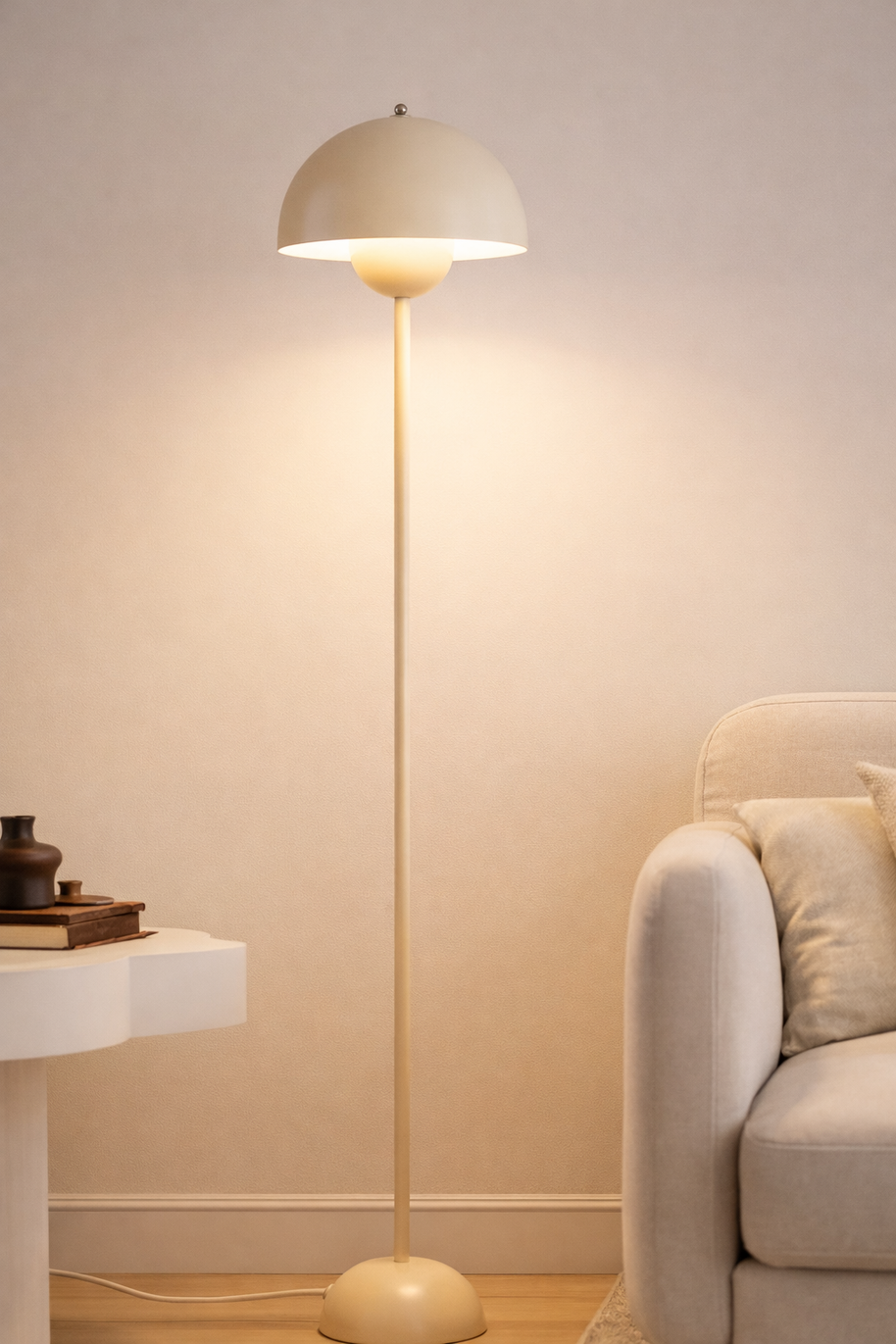 Aino - Lampadaire Led bourgeon au style moderne