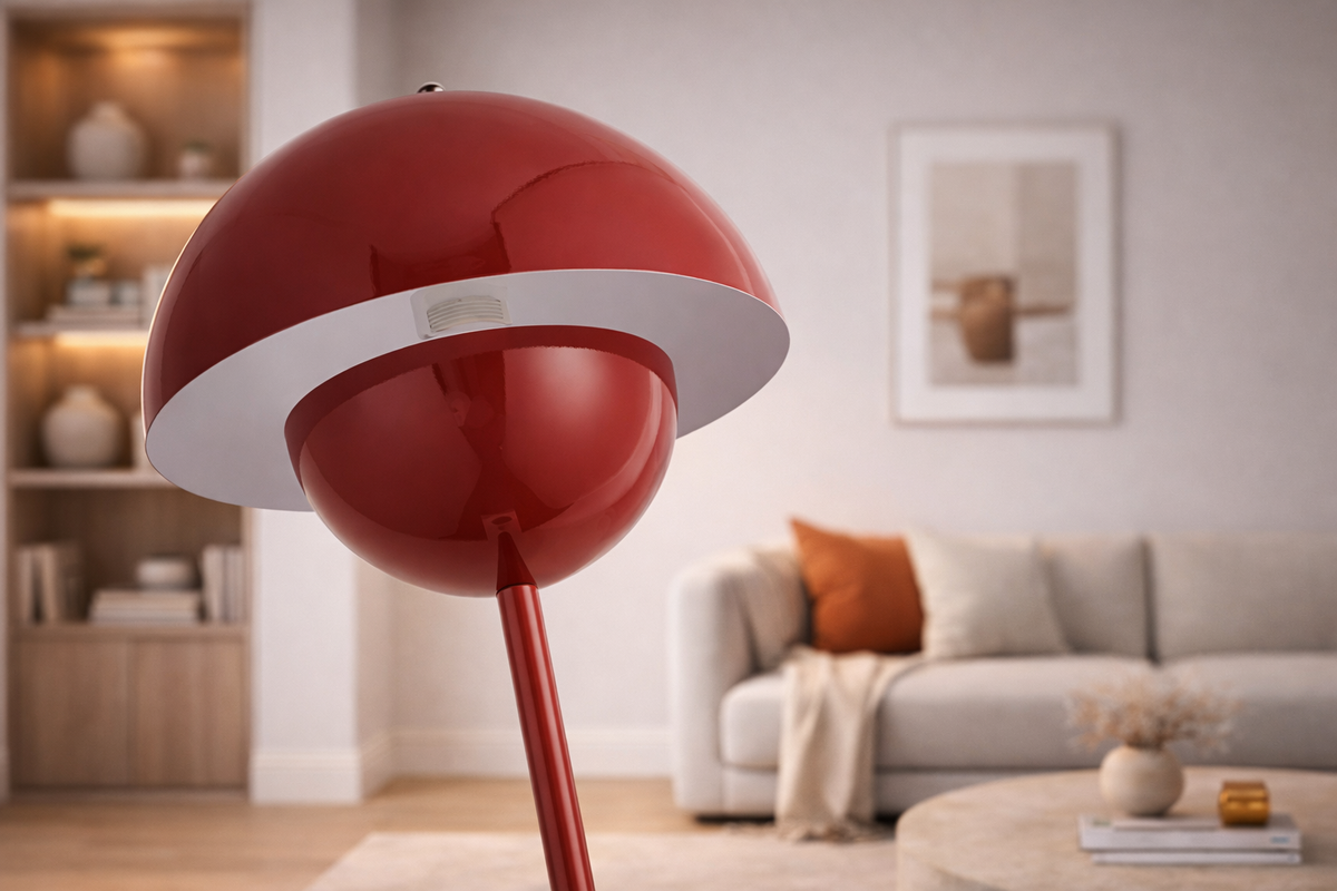 Aino - Lampadaire Led bourgeon au style moderne