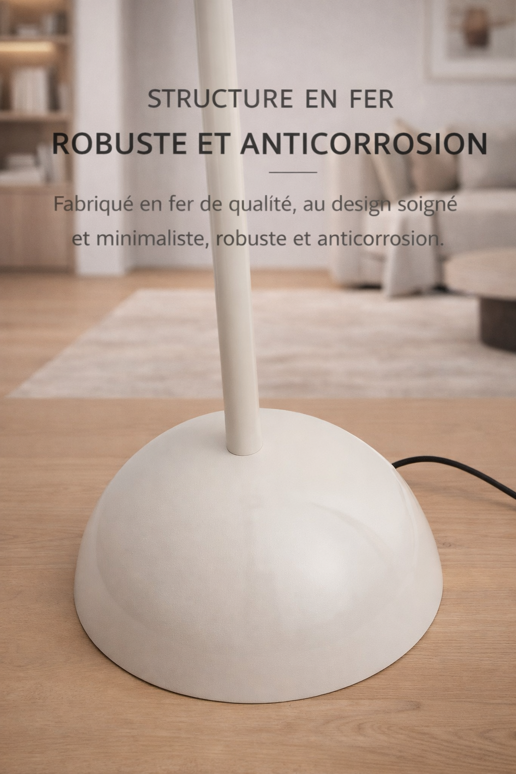 Aino - Lampadaire Led bourgeon au style moderne