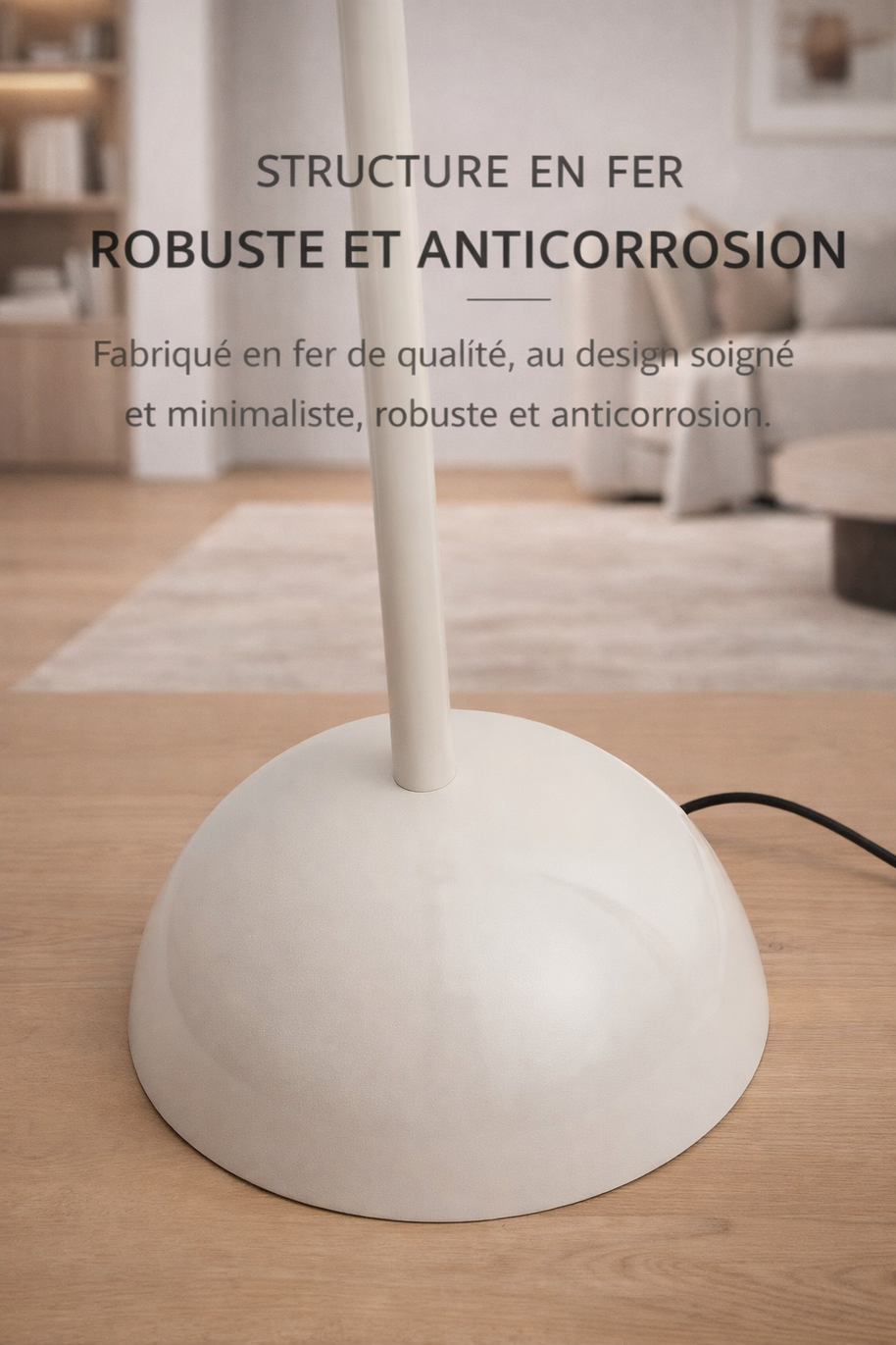 Aino - Lampadaire Led bourgeon au style moderne