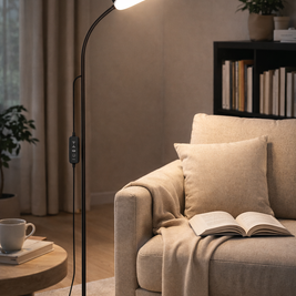 Kalyx – Lampe liseuse sur pied carrée