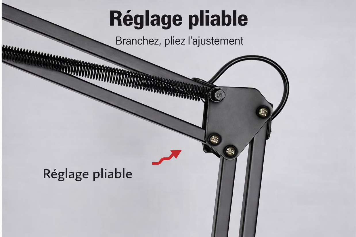 Elyor – Lampe sur pied liseuse LED