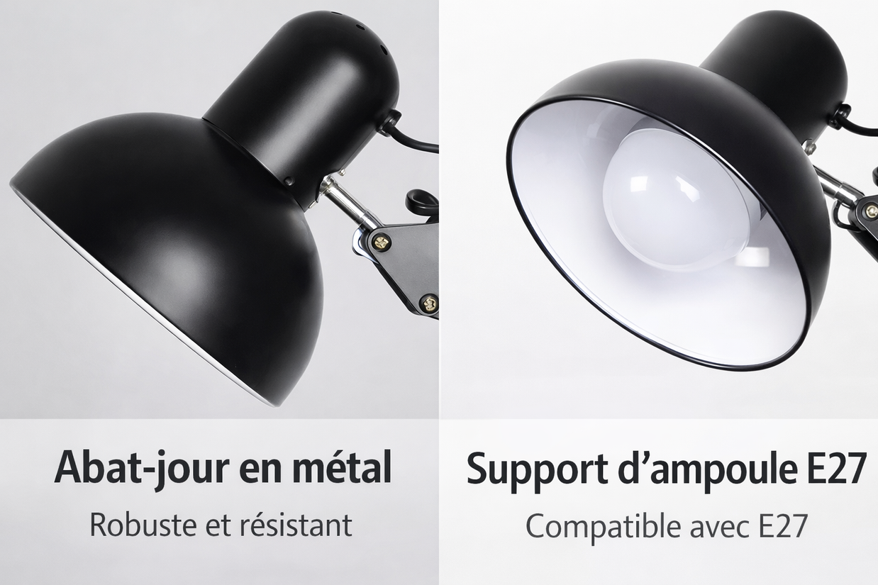 Elyor – Lampe sur pied liseuse LED