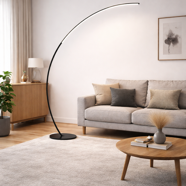 Silva – Lampadaire d’angle LED au style nordique