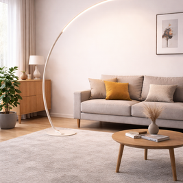 Silva – Lampadaire d’angle LED au style nordique