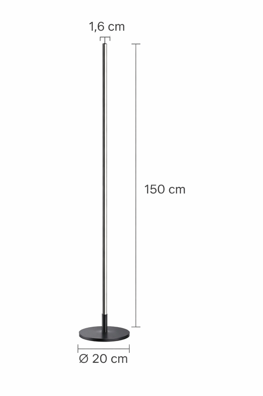 Runa – Barre lumineuse LED sur pied