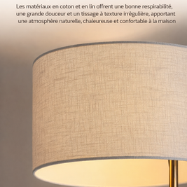 Liro – Lampe sur pied LED vintage en bois massif