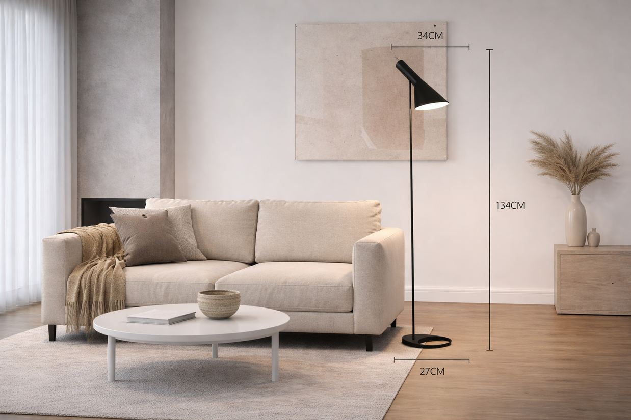 Célor – Lampe sur pied liseuse style nordique