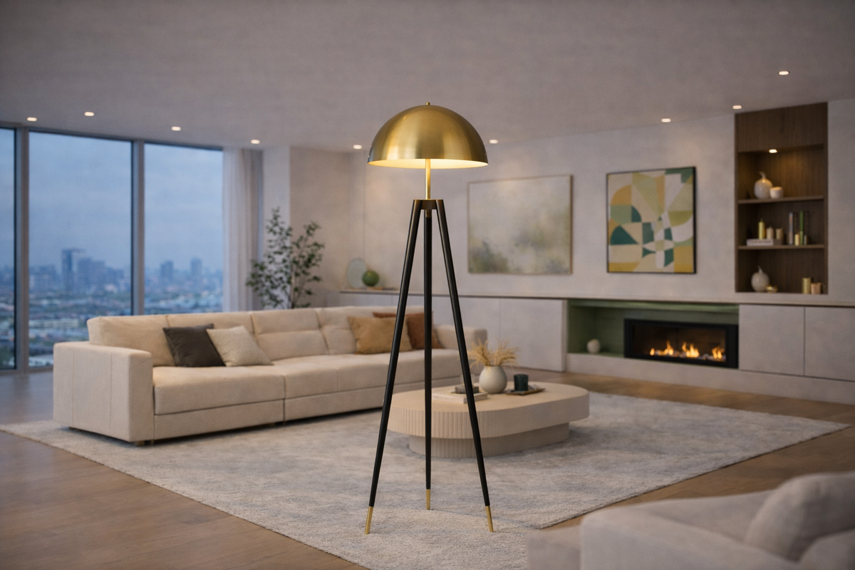 Leno – Lampadaire trépied postmoderne