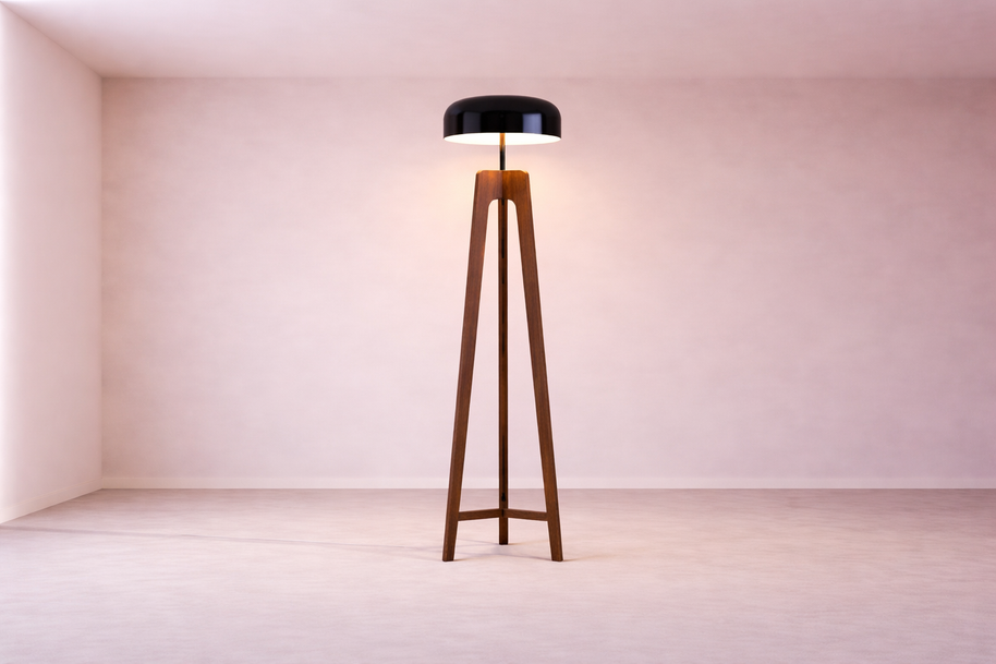 Aria - Lampe sur pied en bois