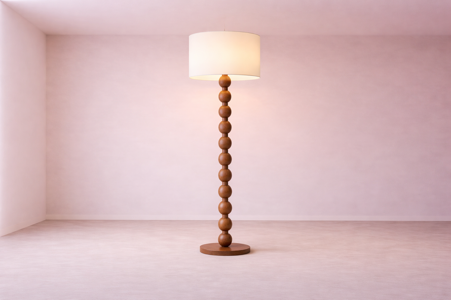 Milo - Lampadaire en bois design minimaliste moderne
