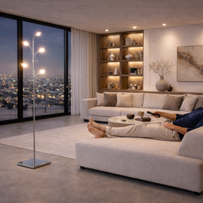 Aera - Lampadaire à têtes multiples
