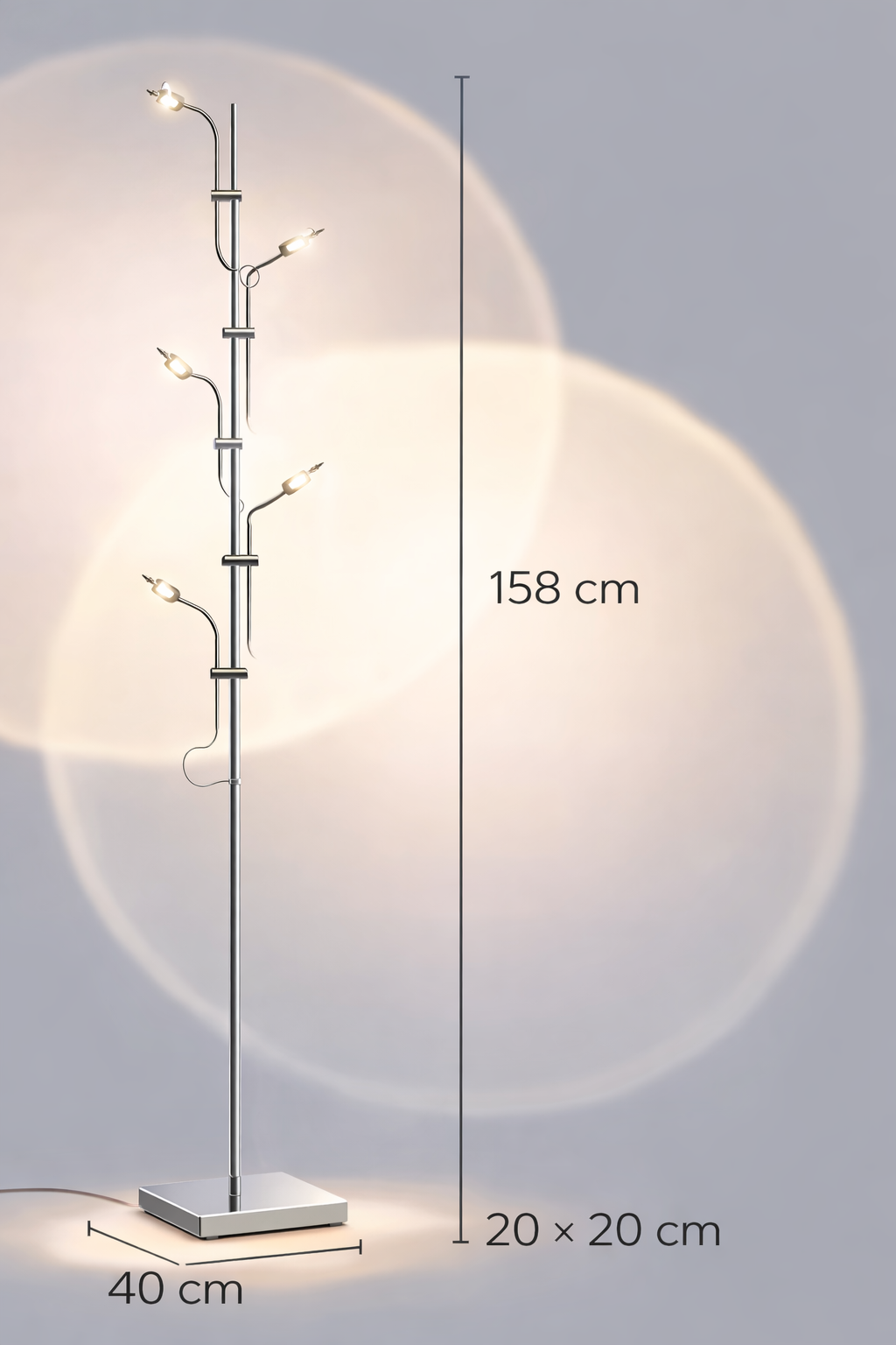 Aera - Lampadaire à têtes multiples