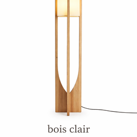 Luma - Lampe sur pied en bois au style scandinave