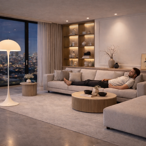 Zaro – Lampadaire champignon au style nordique