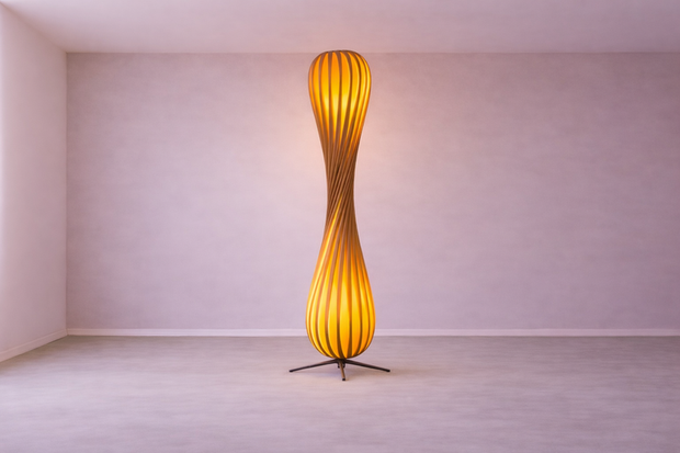 Orya – Lampe sur pied design en spirale