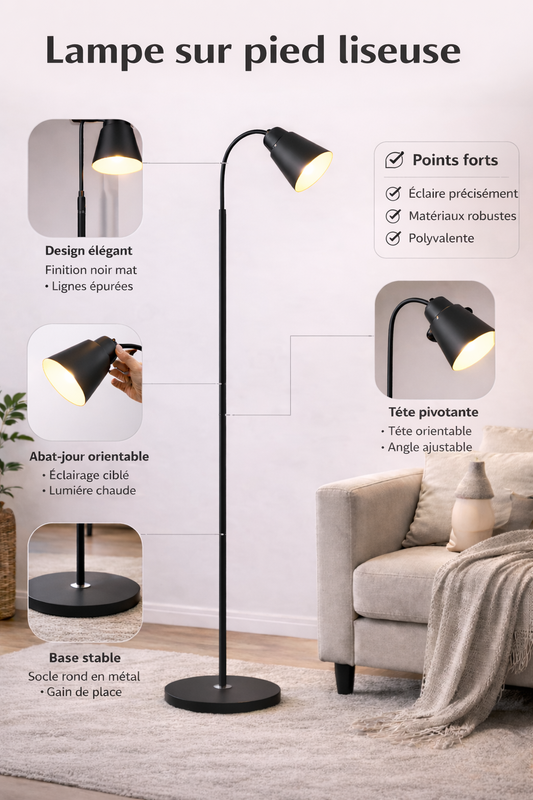 Aurex - lampe liseuse au Design moderne